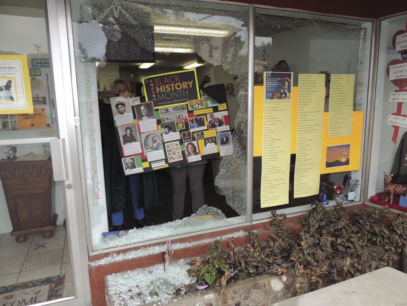 Democrats office vandalized